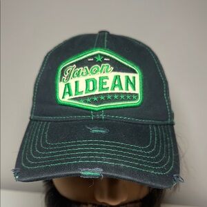 Green and Black Jason Aldean Cap